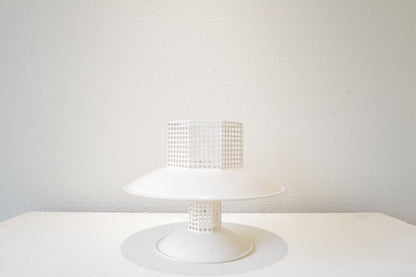 Josef Hoffmann Metal Table Set circa 1905 Re-Edited by Bieffeplast, Italy, 1960s