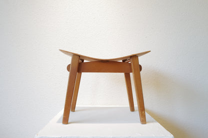 1970s Plywood Small Stool