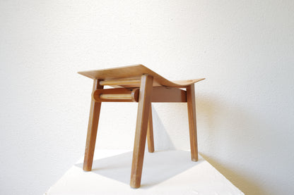 1970s Plywood Small Stool