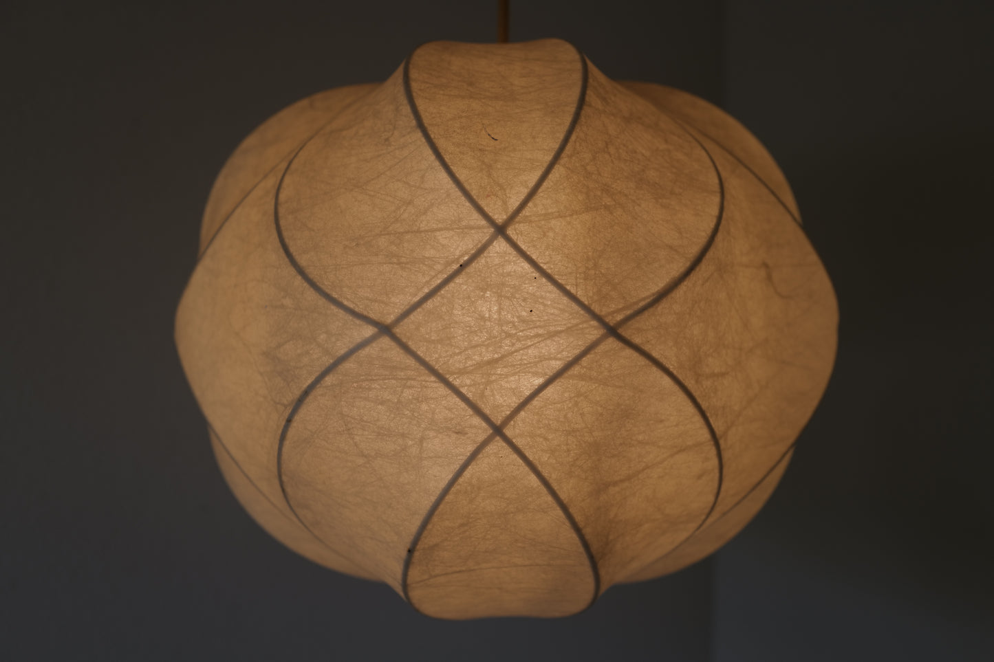 Cocoon Ceiling Lamp  by Achille and Pier Giacomo Castiglioni  1960's