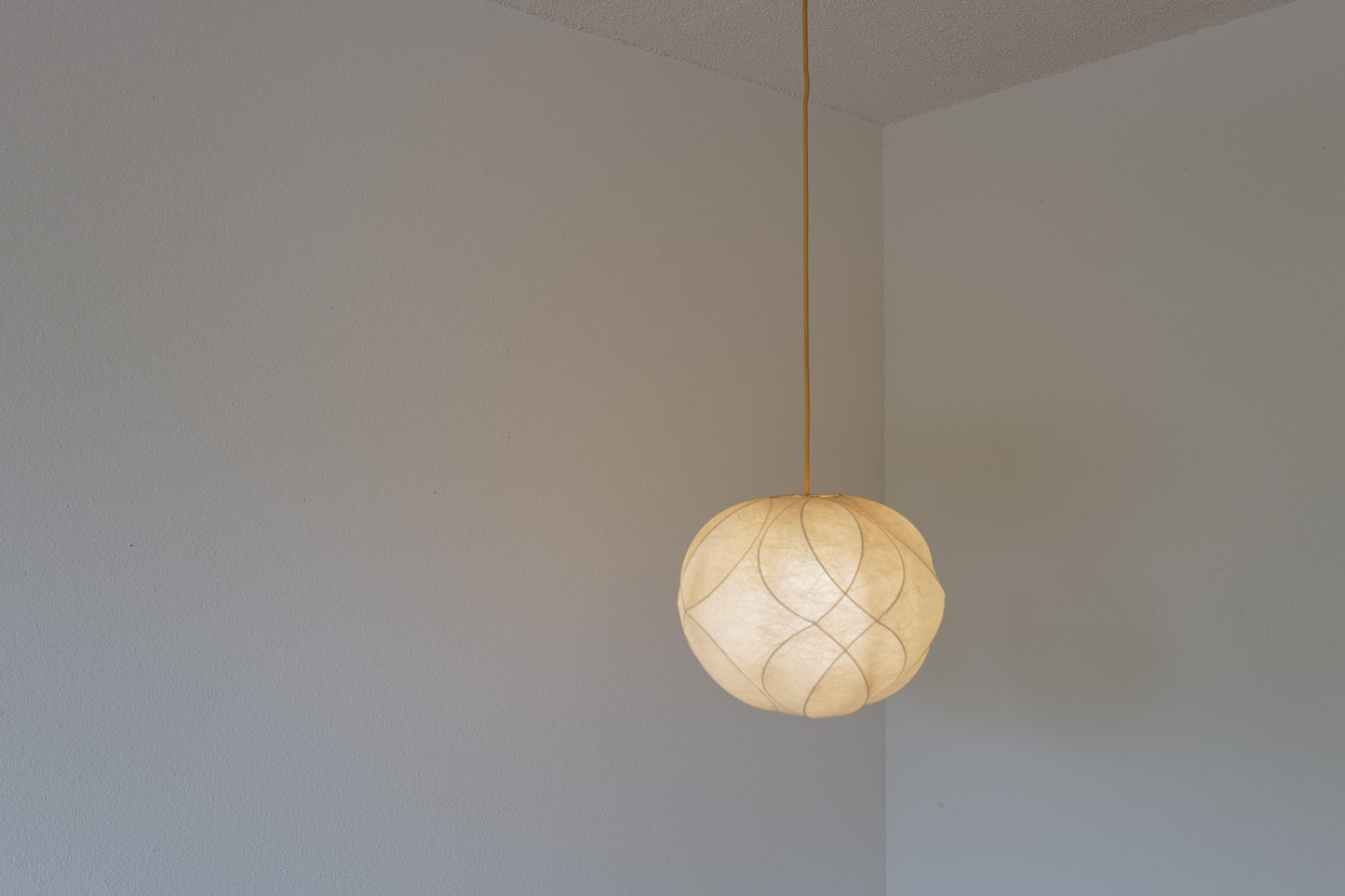 Cocoon Ceiling Lamp  by Achille and Pier Giacomo Castiglioni  1960's