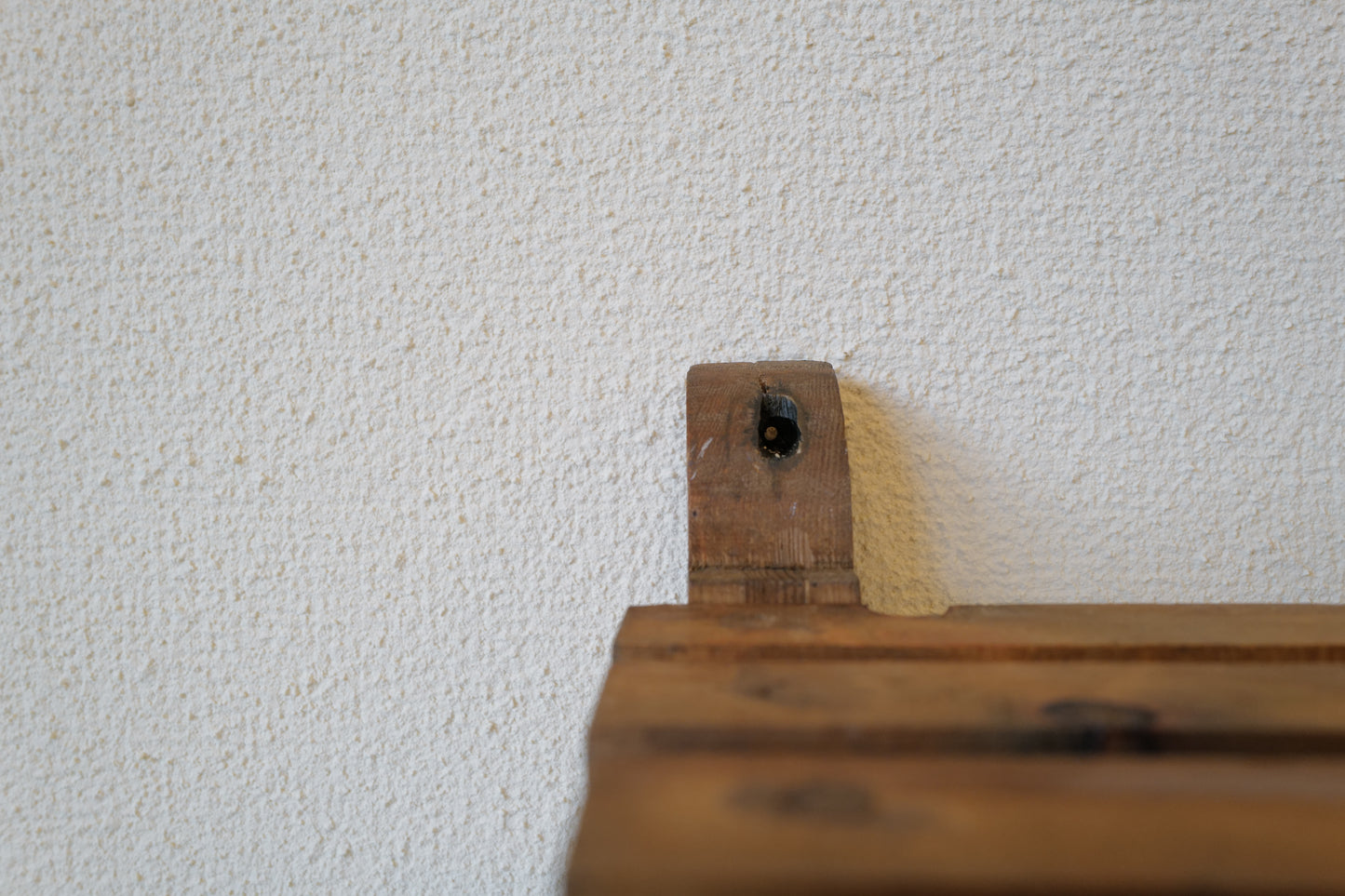 Pine Wood Wall Shelf 1960's France